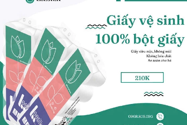 GIẤY LEESILK 100% BỘT GIẤY NGUYÊN SINH
